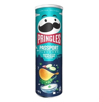 Чипсы Pringles Passport Greek Style Tzaziki со вкусом цацики в греческом стиле 165g