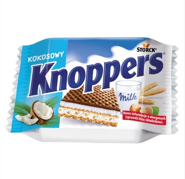 Вафлі Knoppers Kokosowy 5 шт 125г