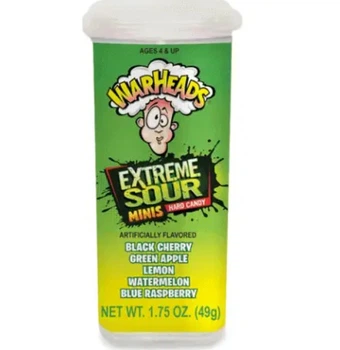 Кислые конфеты Warheads Extreme Sour Minis 49 г