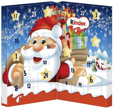 Адвент Календар Kinder Advent Calendar (Дід Мороз) 127g