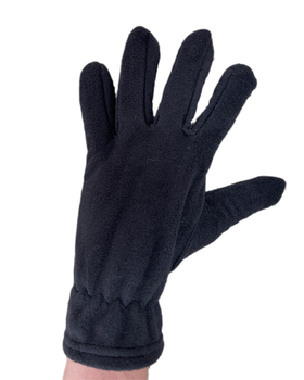 Зимові рукавиці на флісі EKIPINUA чорні (#EKIP219Ч)