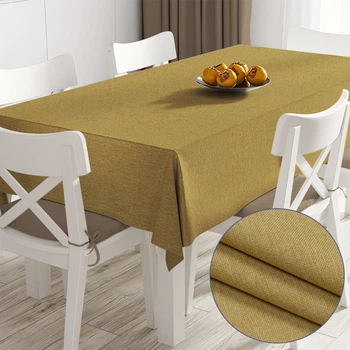 Скатерть рогожка Afina Creme Brulee (TT155697) 140x300 см
