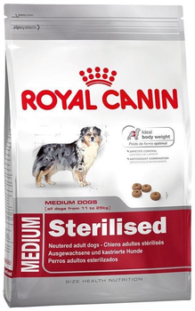 Sucha karma dla psów sterylizowanych Royal Canin M z mięsem drobiowym i kukurydzą 3,5kg (3182550787826)