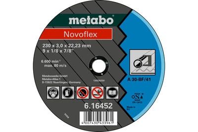 Отрезной диск Metabo Novoflex 115x2,5x22,23 мм, сталь, TF 41 616442000 (8386)