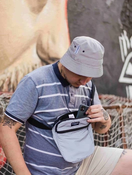 Панама Custom Wear двостороння рефлектив з чорним