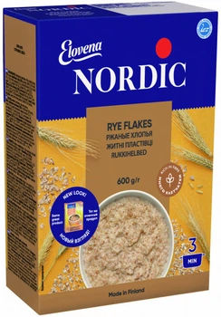 Хлопья ржаные Nordic 600 г
