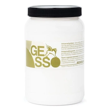 Грунт художній Renesans GESSO 500мл білий (RENGESSO)