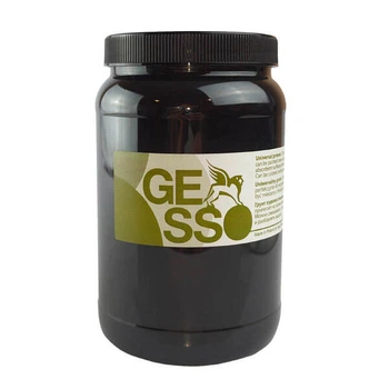 Грунт художній Renesans GESSO 500мл чорний (RENGESSCZ)