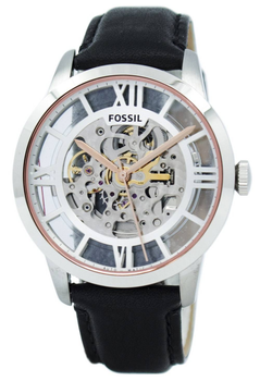 Мужские наручные часы Fossil ME3041 Черный/Прозрачные