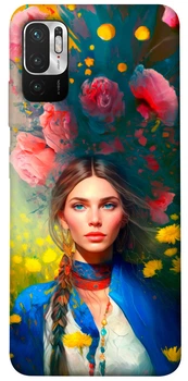 TPU чохол Demsky Lady style 2 для Xiaomi Redmi Note 10 5G / Poco M3 Pro