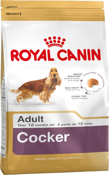 Sucha karma dla psów Royal Canin Cocker Adult Kukurydza, Drób, Ryż 12 kg (3182550811538)