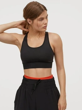 Топ жіночий спортивний H&M чорний S 0805011