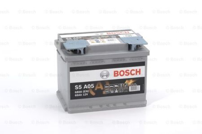 Аккумулятор Bosch S5 AGM 60Ah, EN 680 правый "+" 242x175x190 (ДхШхВ) с-ма START-STOP Bosch (0092S5A050)