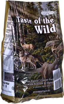 Sucha karma dla psów Taste of the Wild Pine Forest z jeleniem, jagnięciną i rybami 5.6kg (074198614387)