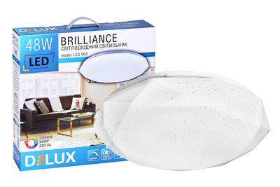 Светильник люстра DELUX_LCS-003_Brilliance_48W 3000/6000K+пульт