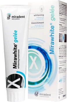 Зубна паста для відбілювання Miradent Mirawhite Gelee 100 мл (4250107601709)