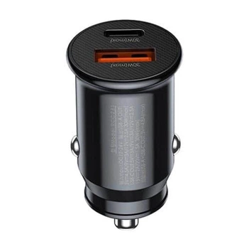 Автомобильное зарядное устройство Remax RCC231 USB-QC3.0 PD3.0 Type-C (4.5A/30W) - Black REMAX RMX-RCC231 черный