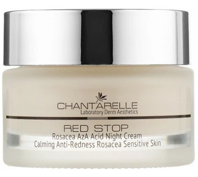 Chantarelle Sensitive Rosacea AzA Acid Night Cream - антибактериальный ночной крем с азелаиновой кислотой 50 мл