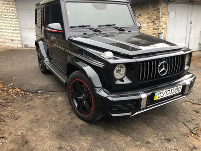 Комплект рестайлинга на G63 AMG 2018 (без замены капота и крыльев) для Mercedes G сlass W463 1990-2018 гг