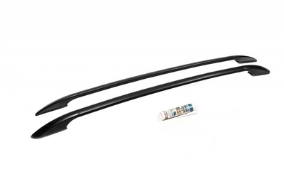Рейлинги OmsaLine Solid (2 шт, черные) для Volkswagen Tiguan 2016-2023 гг