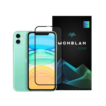 Захисне скло Monblan для iPhone Xr/11 2.5D Anti Static 0.26mm (Black)