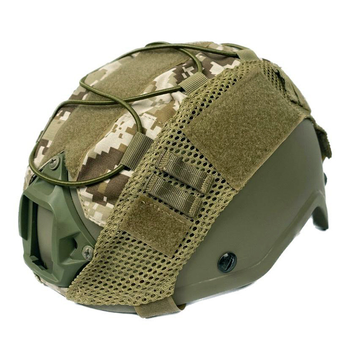 Тактический маскирующий кавер на шлем Fast пиксель СО-17-DD M/L (на шолом Fast)