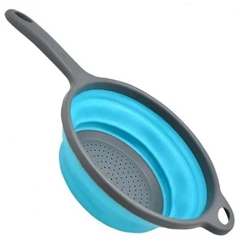 Друшляк складний силіконовий Frico FRU-088-Blue 40.5 см блакитний 4501274