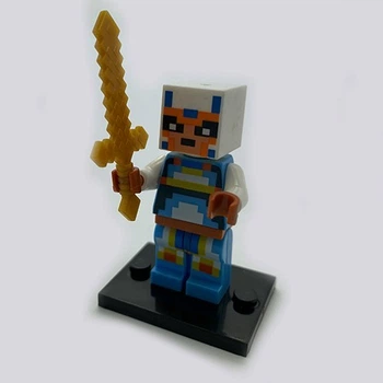 Конструктор фигурка iBlock Мечник Майнкрафт Swordsman Minecraft&nbsp;5 см