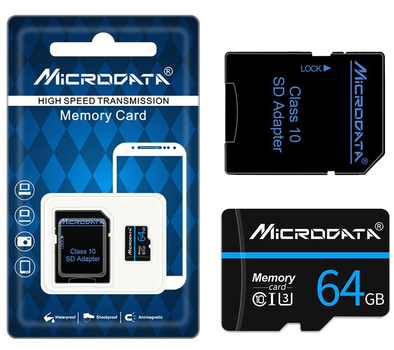 MicroSD Карта памяти Microdata U3 A10 64Gb Class 10