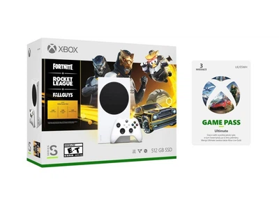 Игровая консоль Microsoft Xbox Series S 512GB White + Game Pass Ultimate на 3 месяца