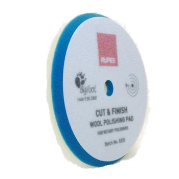 Твердый полировальный круг Rupes Cut & Finish из мериносовой шерсти Ø200 мм