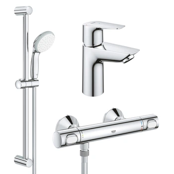 Набор смесителей для ванны GROHE QuickFix StartEdge UA202503TE хром латунь CV030628