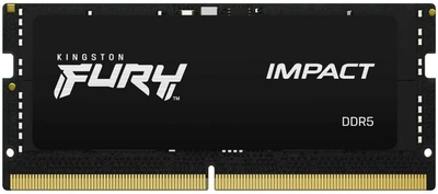 Оперативная память Kingston Fury SODIMM DDR5-4800 32768MB PC5-38400 (Kit of 2x16384) Impact Black (KF548S38IBK2-32)