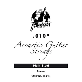 Струна для акустичної гітари Framus 48010 Bronze - Acoustic Guitar Single String, .010
