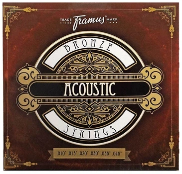 Струны для акустической гитары FRAMUS 48210 Bronze Extra Light (10-46)