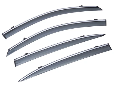Дефлекторы окон (ветровики) SUN VISORS с хромом Nissan Altima 2019- KL-2088