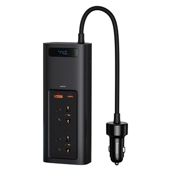Автомобильный инвертор Baseus Inverter 150W, Black (CRNBQ-A01)