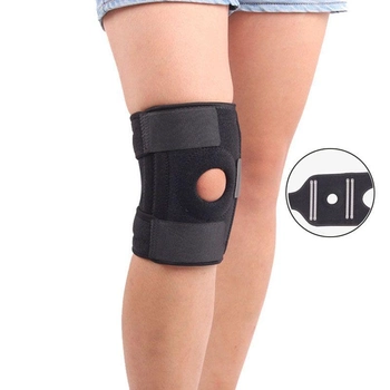 Динамический бандаж для стабилизации колена на липучках и 4 боковыми вставками Kyncilor