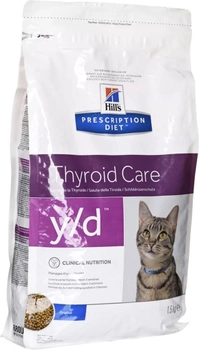 Sucha karma dla kotów Hill's PD Thyroid y/d na nadczynność tarczycy 1.5 kg (052742168005)