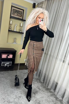 Fashions • Юбка женская Энди Fashions XL (50-52) бежевый (1462-ди)