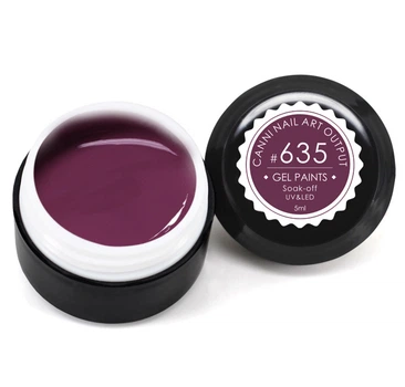 Гель-фарба CANNI 635 пастельна сливова, 5 ml