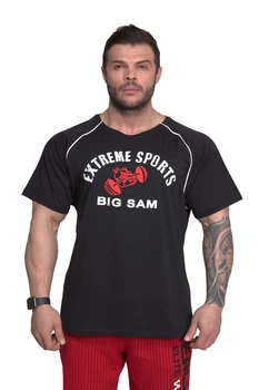 Топ-футболка Big Sam 3057 чорний, розмір XL