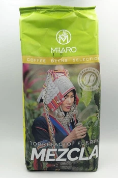 Кофе в зернах Milaro Mezcla Torrefacto Fuerte 1кг, Испания. Арабика