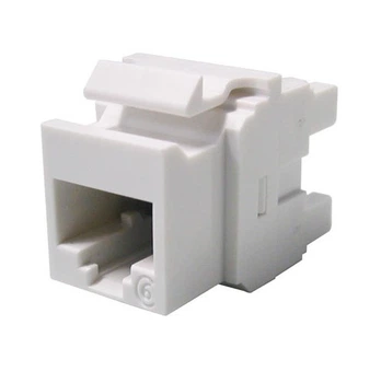 Модуль Molex Keystone KSJ-00033-02 1хRJ45/UTP/Cat 6 Белый 20х25мм