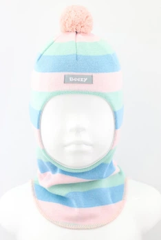 Шапка-шолом дитяча для дівчинки Beezy весна - осінь 1512-22-22 Поллі нар. 3 (54-56 см)