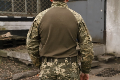 Тактична сорочка. Чоловіча бойова сорочка, убакс (UBACS) з довгим рукавом розмір 62 (BEZ-2210)