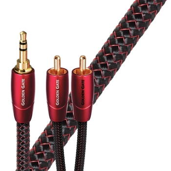 Кабель межблочный AudioQuest Golden Gate 3.5mm - RCA 1.0м (GOLDG01MR)