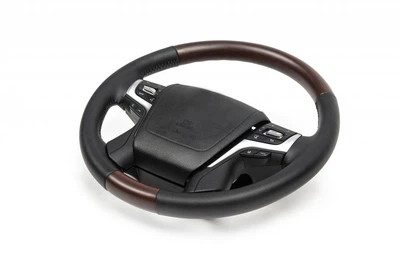 Руль в сборе (темное дерево) для Toyota Land Cruiser Prado 150 2009-2023 гг