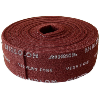 Скотч-брайт у рулоні Mirka Mirlon VF 360 115 мм x 10 м червоний (1 м)