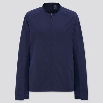 Вітрівка з капюшоном жіноча Uniqlo 698875084 XS Синя (1159775256)